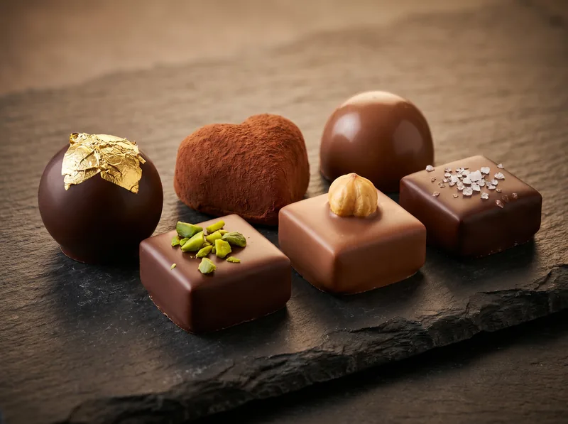 Handgefertigte Pralinen